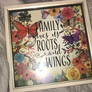 Cute flower and butterfly sign!